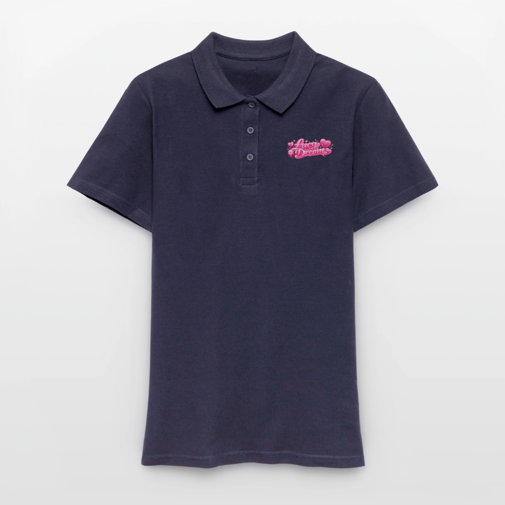Lucy Dream Fan Polo-Shirt für Damen - navy