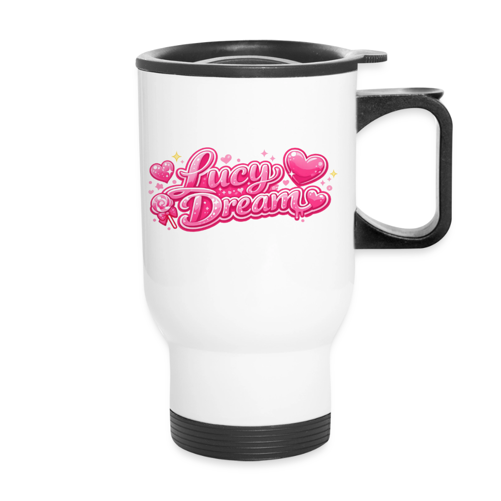 Lucy Dream - Fan Thermobecher - weiß - white