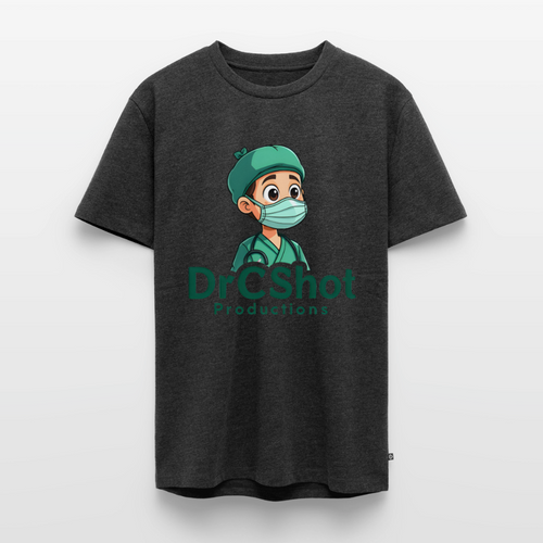 DrCShot Fan T-Shirt (Männer - Classic Fit) - anthrazit meliert - heather anthracite