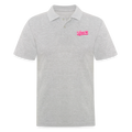 Lucy Dream Fan Polo-Shirt (Männer) - grau meliert - heather grey