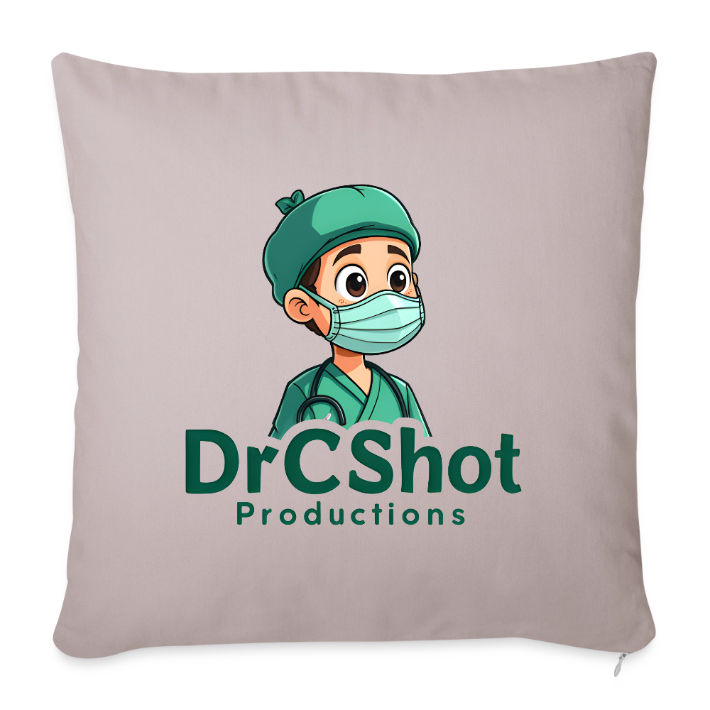 DrCShot Fan Kissenbezug (45x45 cm) - helles taupe - light taupe
