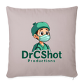 DrCShot Fan Kissenbezug (45x45 cm) - helles taupe - light taupe