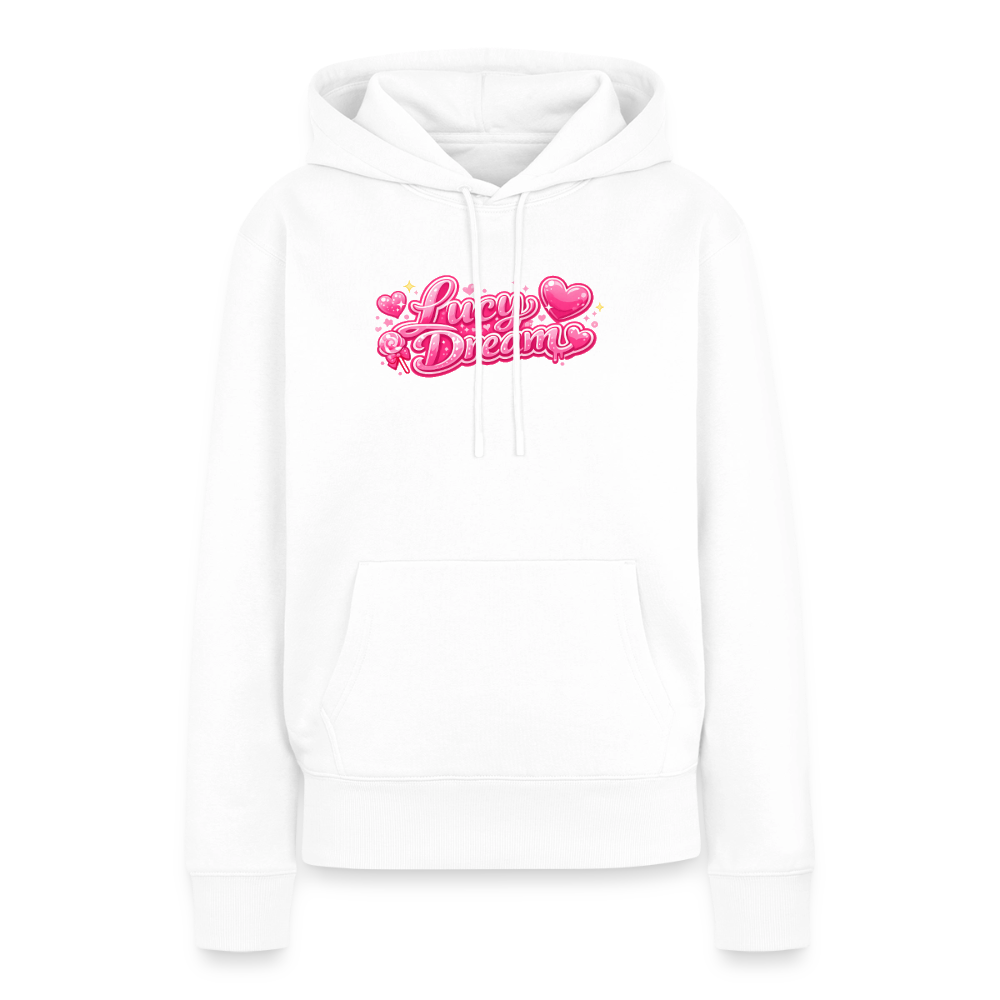 Lucy Dream Premium Fan Hoodie für Damen (Nachhaltig) - white