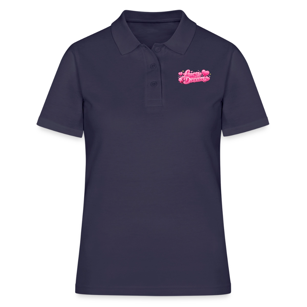 Lucy Dream Fan Polo-Shirt für Damen - navy