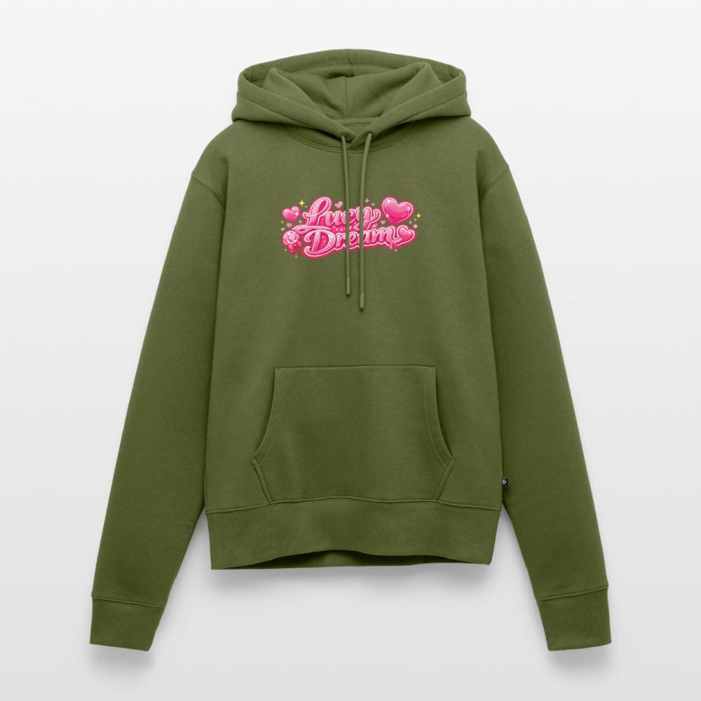Lucy Dream Premium Fan Hoodie für Damen (Nachhaltig) - khaki