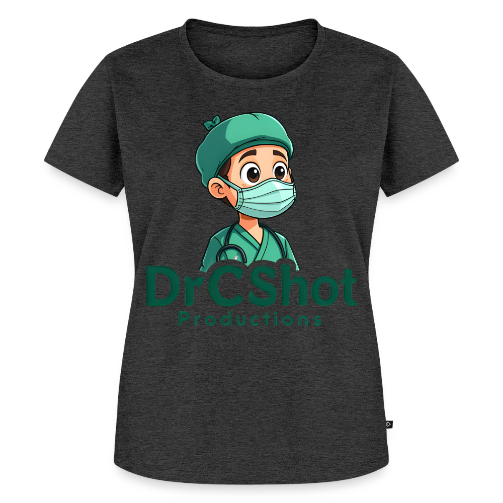 DrCShot Premium Fan T-Shirt (Frauen) - anthrazit meliert - heather anthracite