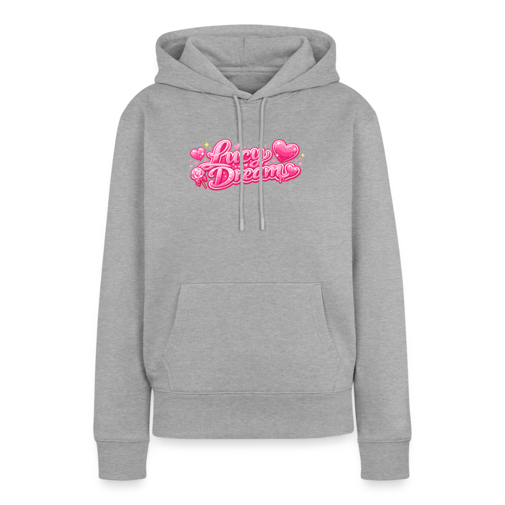 Lucy Dream Premium Fan Hoodie für Damen (Nachhaltig) - heather grey