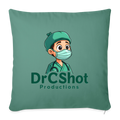 DrCShot Fan Kissenbezug (45x45 cm) - tannengrün - cypress green