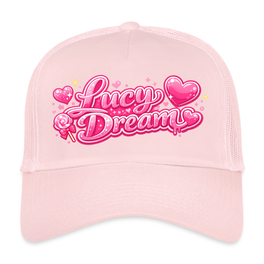 Lucy Dream Fan Trucker Cap - hellrosa - pale pink