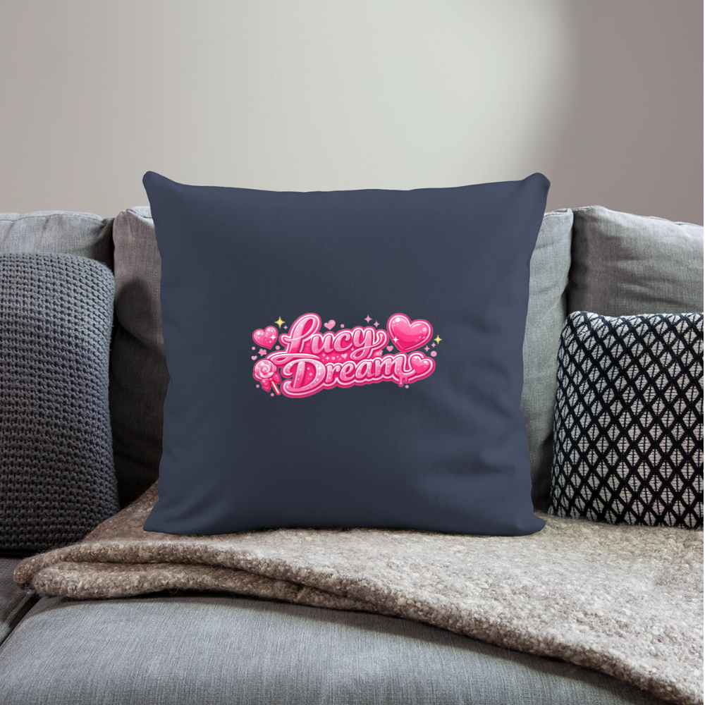 Lucy Dream Fan Kissenbezug (45x45 cm) - navy - navy