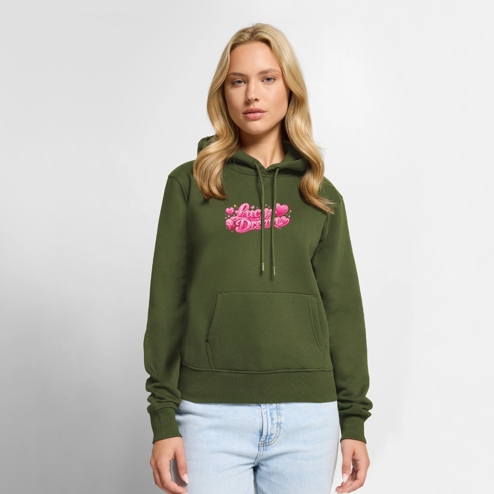 Lucy Dream Premium Fan Hoodie für Damen (Nachhaltig) - khaki