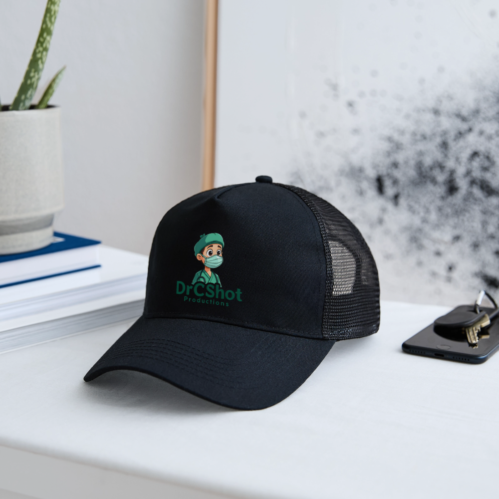 DrCShot Fan Trucker Cap - schwarz/schwarz - black/black