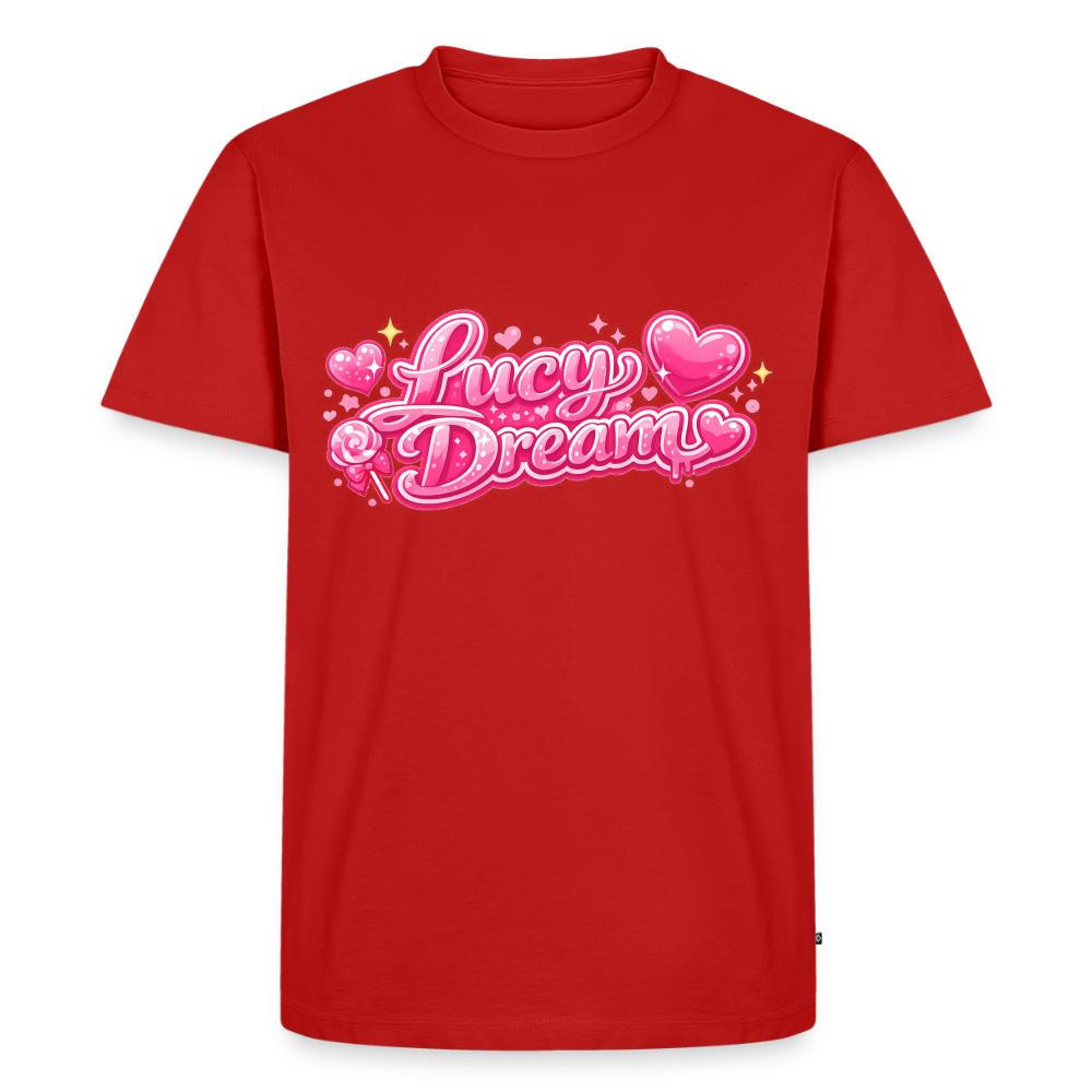 Lucy Dream Fan T-Shirt für Herren (Classic Fit) - rot - red