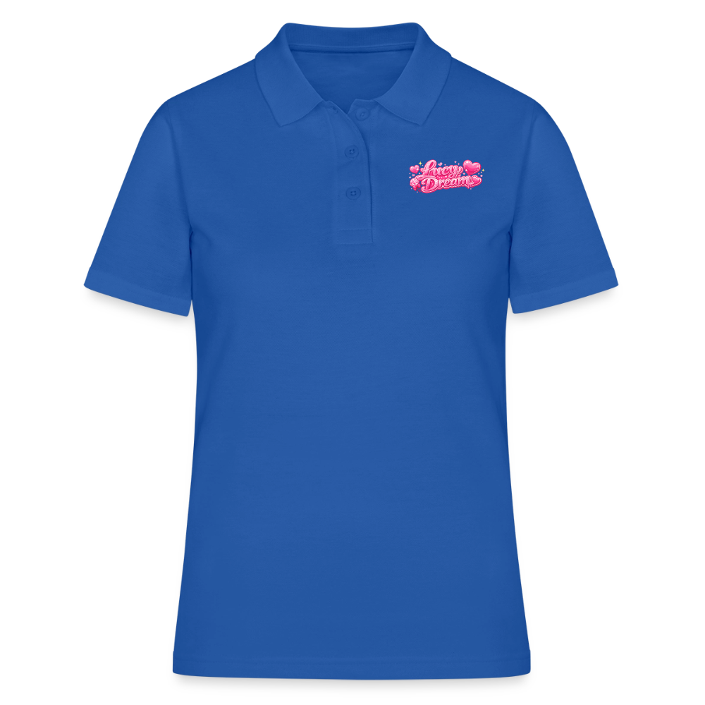 Lucy Dream Fan Polo-Shirt für Damen - royal blue