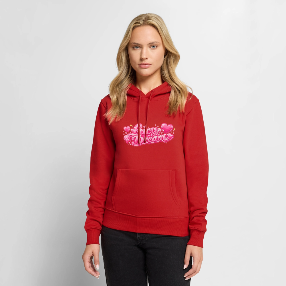 Lucy Dream Premium Fan Hoodie (Frauen) - rot - red
