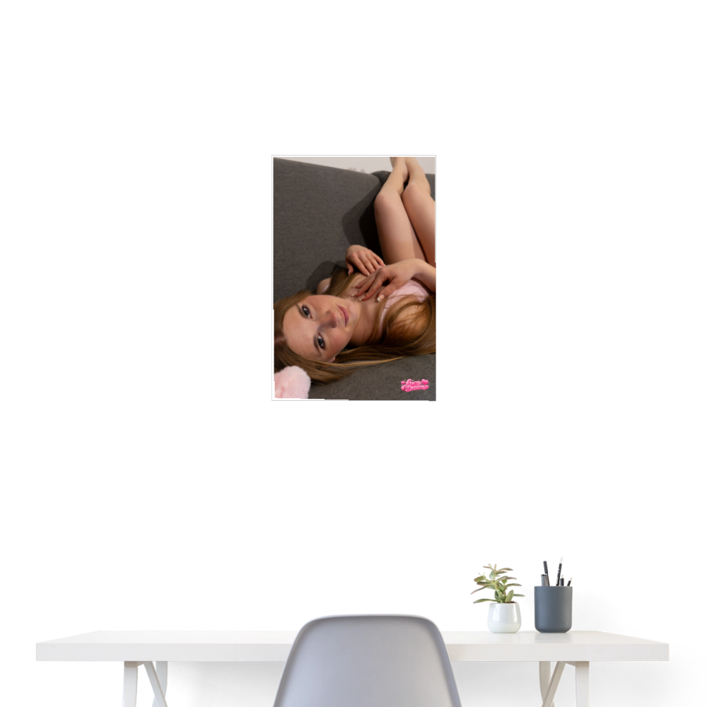 Lucy Dream Fan Poster (40x60 cm) - white
