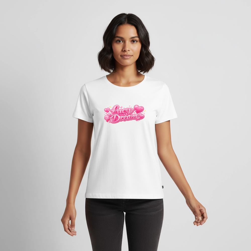 Lucy Dream Premium Fan T-Shirt (Frauen) - weiß - white