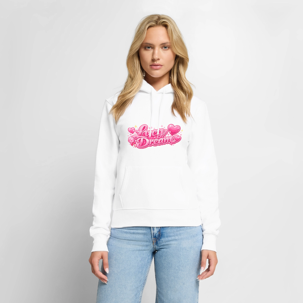 Lucy Dream Premium Fan Hoodie (Frauen) - weiß - white