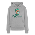 DrCShot Premium Fan Hoodie (Frauen) - grau meliert - heather grey