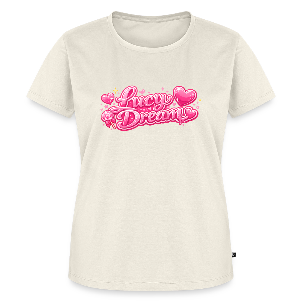 Lucy Dream Premium Fan T-Shirt für Damen - off white