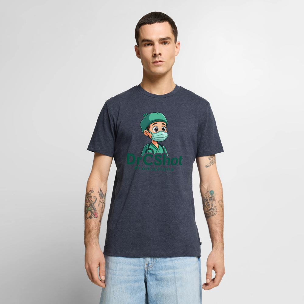DrCShot Fan T-Shirt (Männer - Classic Fit) - jeansblau - heather denim
