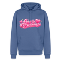 Lucy Dream Premium Fan Hoodie (Männer) - taubenblau - stone blue