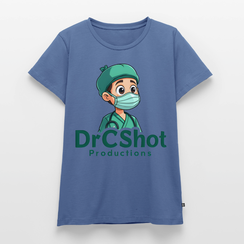DrCShot Premium Fan T-Shirt (Frauen) - taubenblau - stone blue