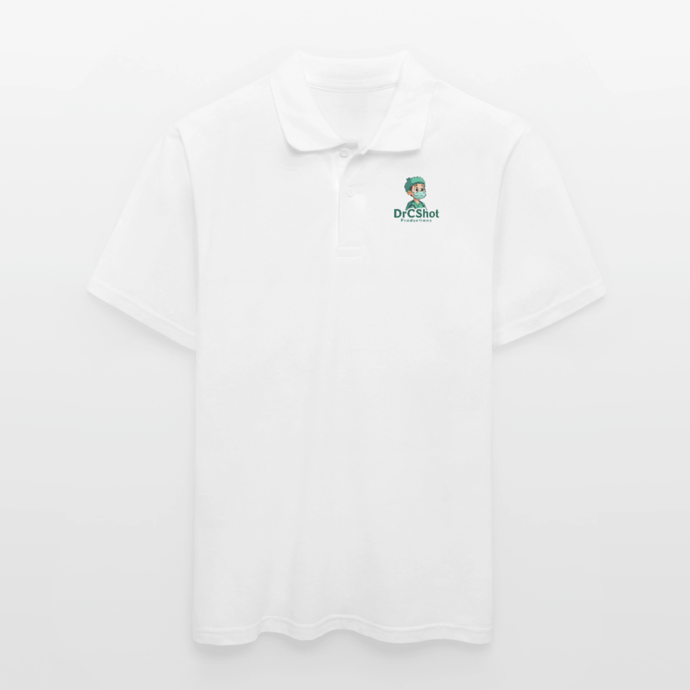 DrCShot Fan Polo-Shirt (Männer) - weiß - white
