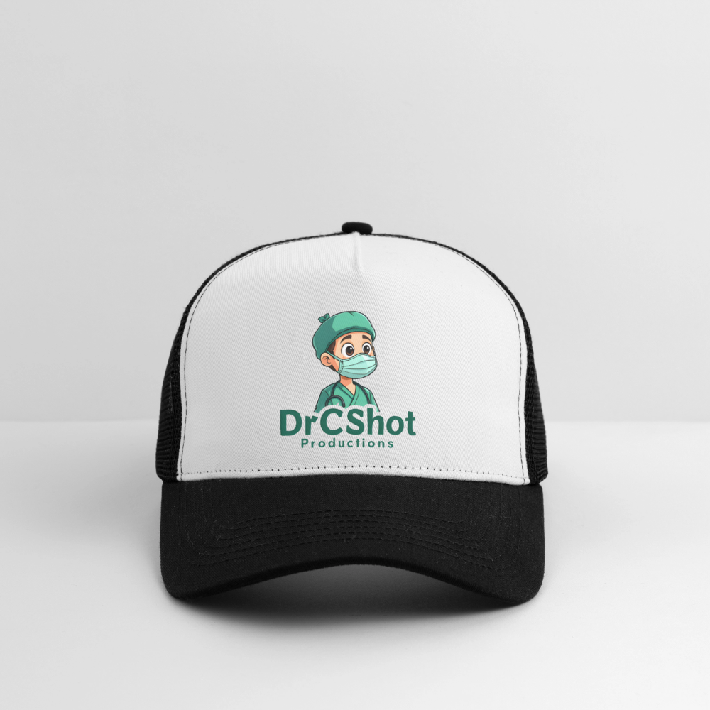 DrCShot Fan Trucker Cap - weiß/schwarz - white/black