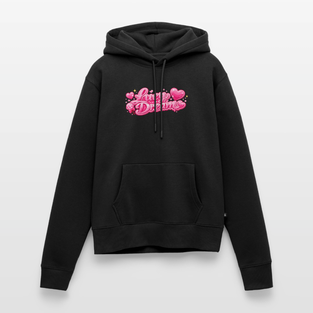 Lucy Dream Premium Fan Hoodie für Damen (Nachhaltig) - black