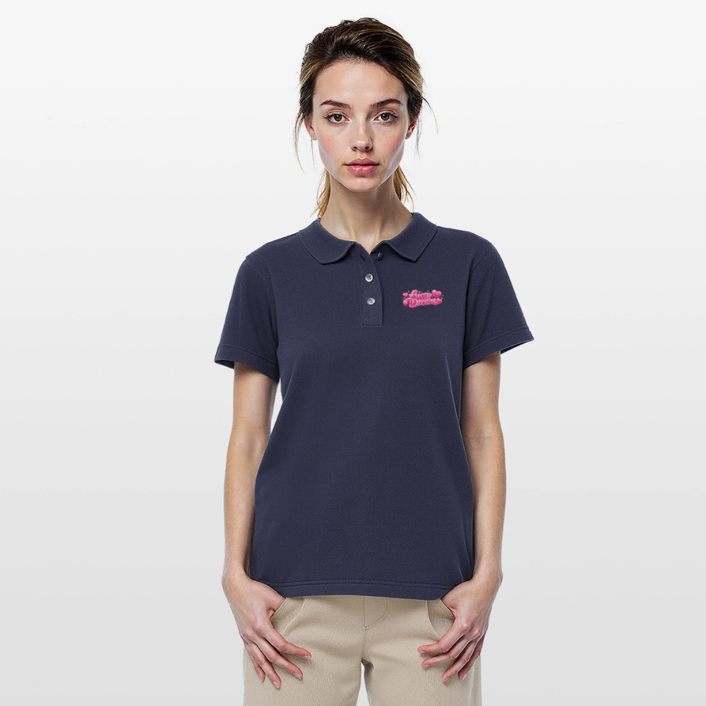 Lucy Dream Fan Polo-Shirt für Damen - navy