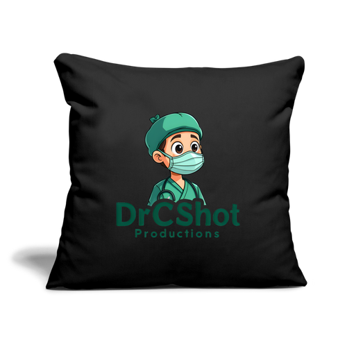 DrCShot Fan Kissenbezug (45x45 cm) - schwarz - black
