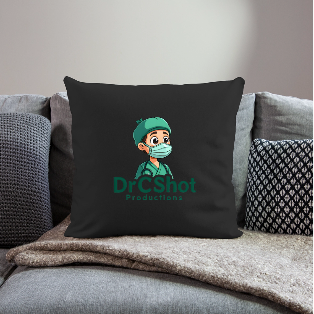DrCShot Fan Kissenbezug (45x45 cm) - schwarz - black
