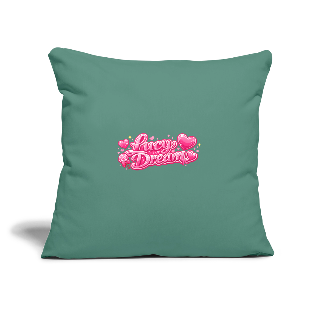 Lucy Dream Fan Kissenbezug (45x45 cm) - cypress green