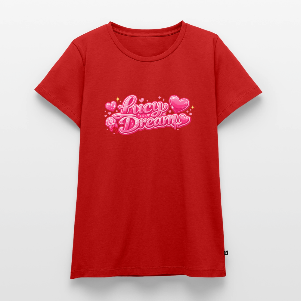 Lucy Dream Premium Fan T-Shirt (Frauen) - rot - red
