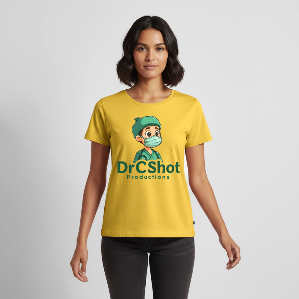 DrCShot Premium Fan T-Shirt (Frauen) - Sonnengelb - sun yellow