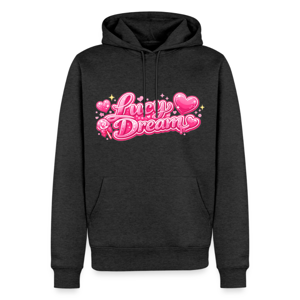 Lucy Dream Premium Fan Hoodie (Männer) - anthrazit meliert - heather anthracite