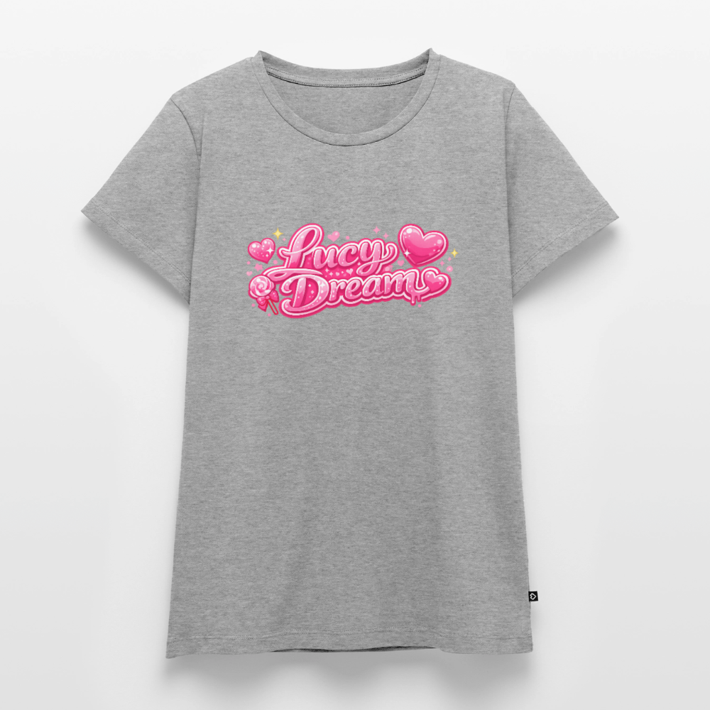 Lucy Dream Premium Fan T-Shirt für Damen - heather grey