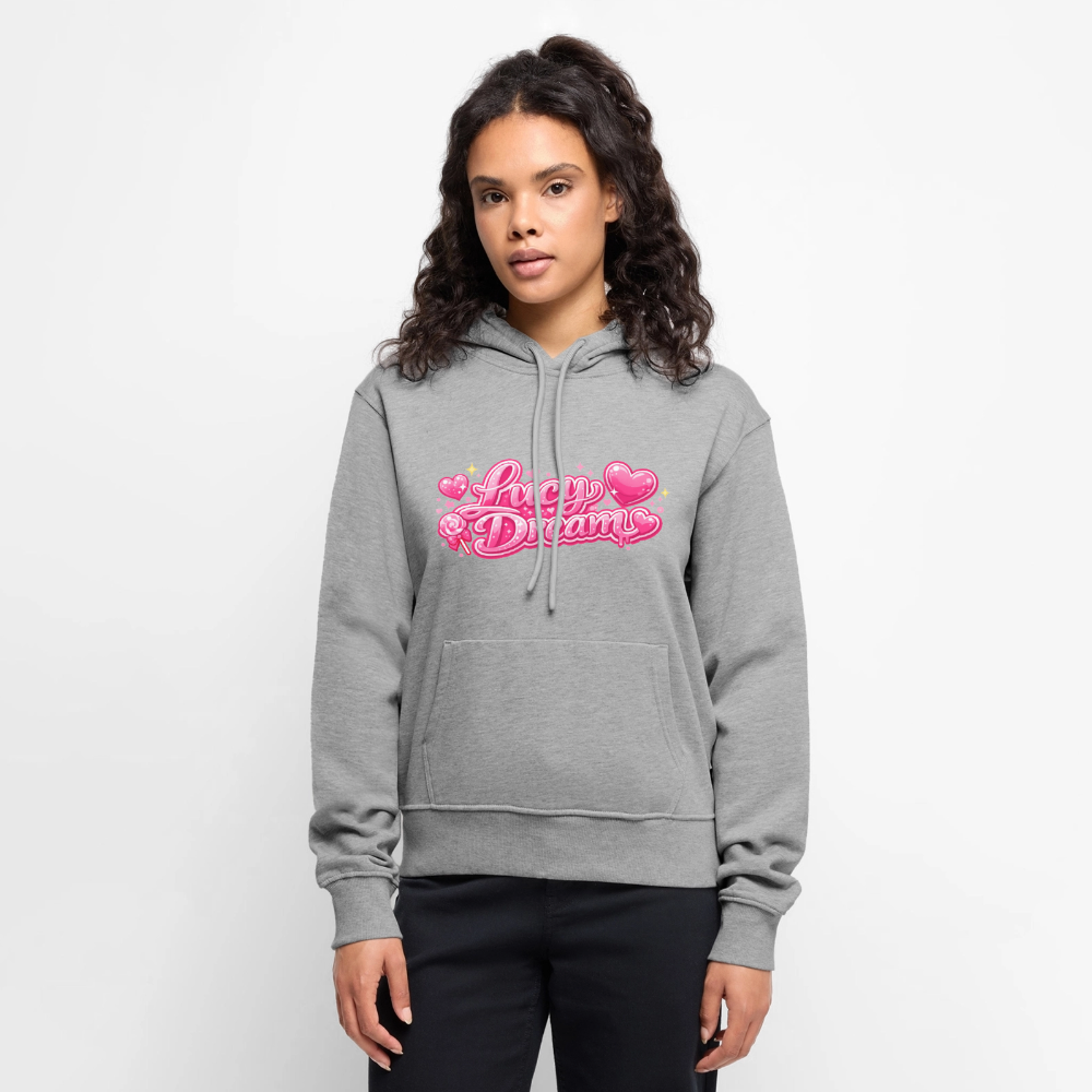 Lucy Dream Premium Fan Hoodie (Frauen) - grau meliert - heather grey