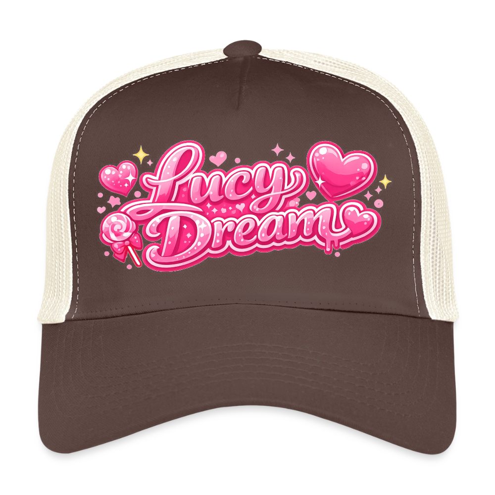 Lucy Dream Fan Trucker Cap - braun/beige - brown/beige