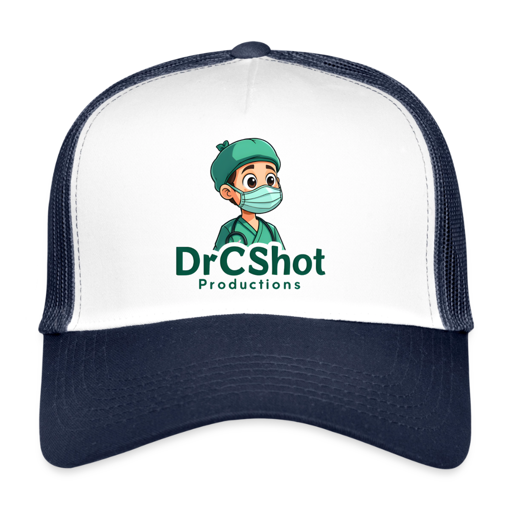 DrCShot Fan Trucker Cap - weiß/navy - white/navy