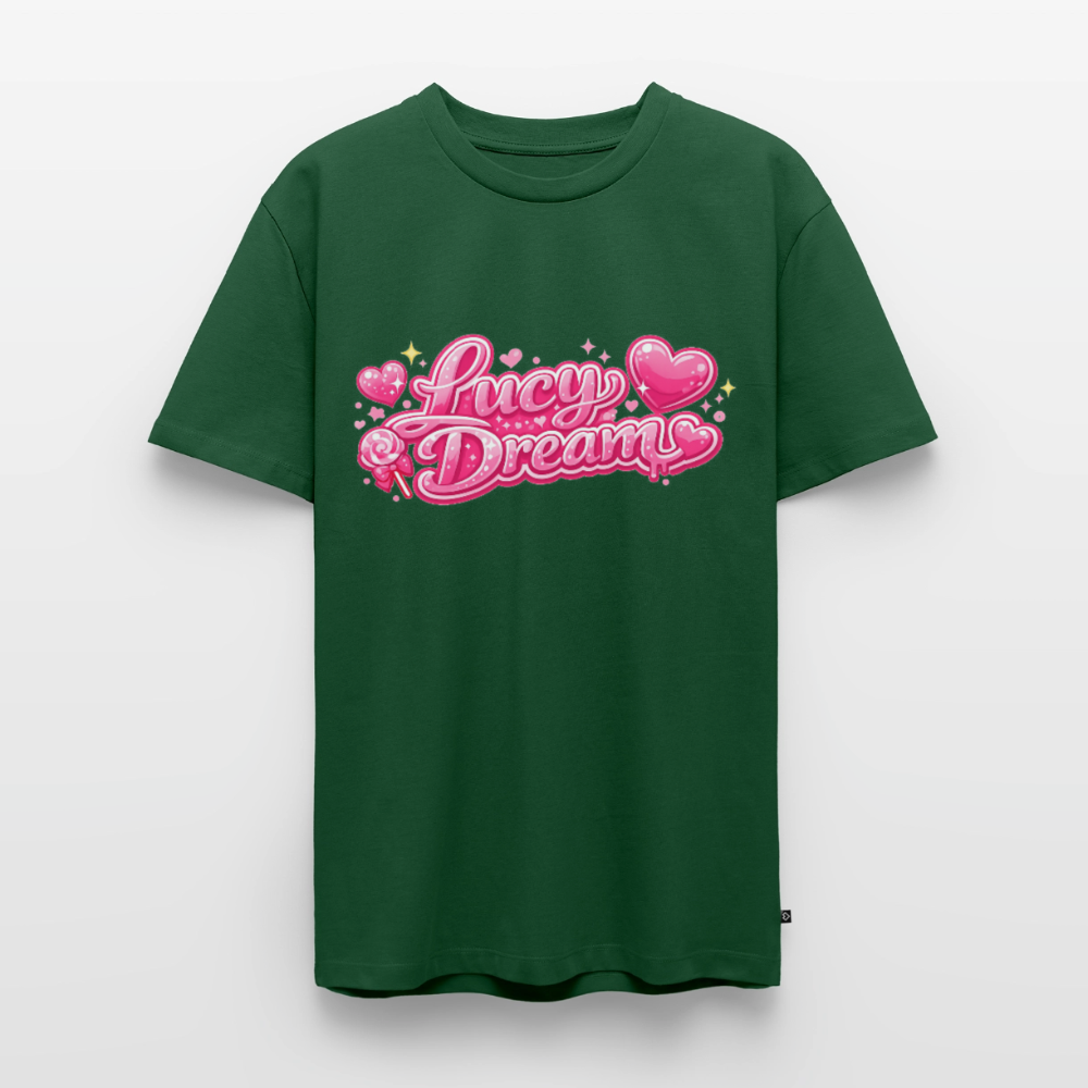 Lucy Dream Fan T-Shirt für Herren (Classic Fit) - flaschengrün - bottle green