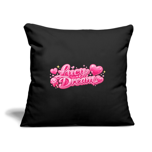 Lucy Dream Fan Kissenbezug (45x45 cm) - black