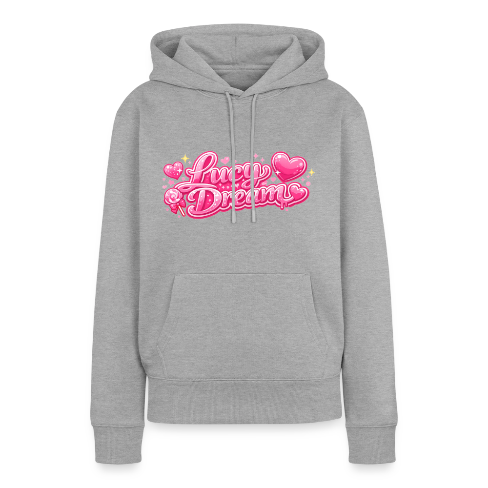 Lucy Dream Premium Fan Hoodie (Frauen) - grau meliert - heather grey