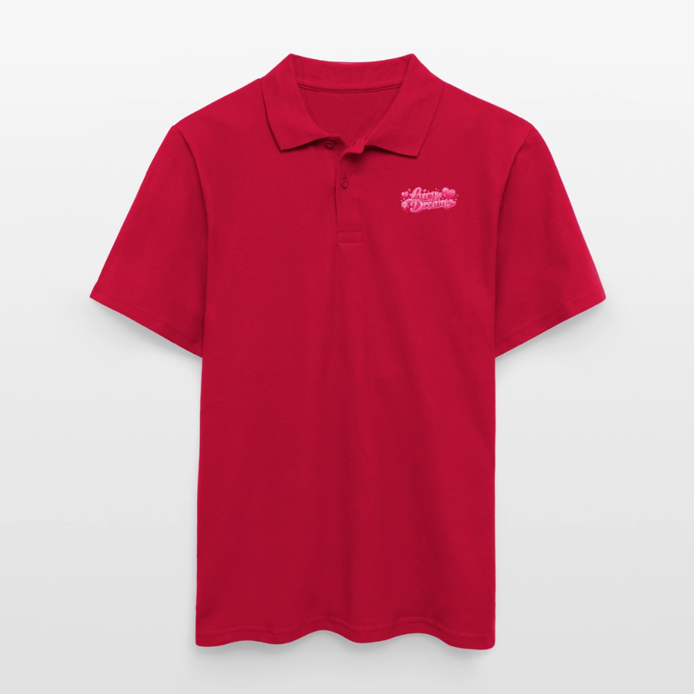 Lucy Dream Fan Polo-Shirt für Herren - cherry red