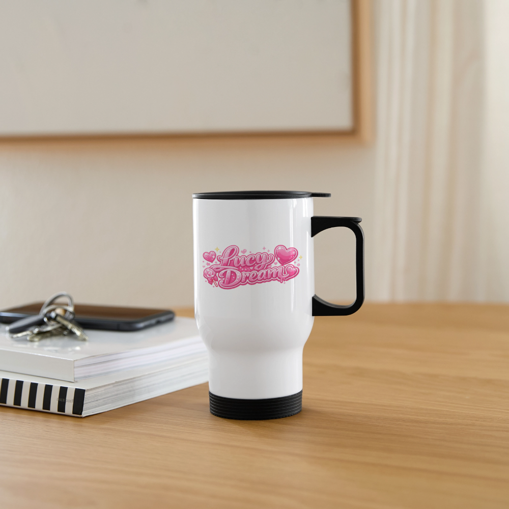 Lucy Dream - Fan Thermobecher - weiß - white