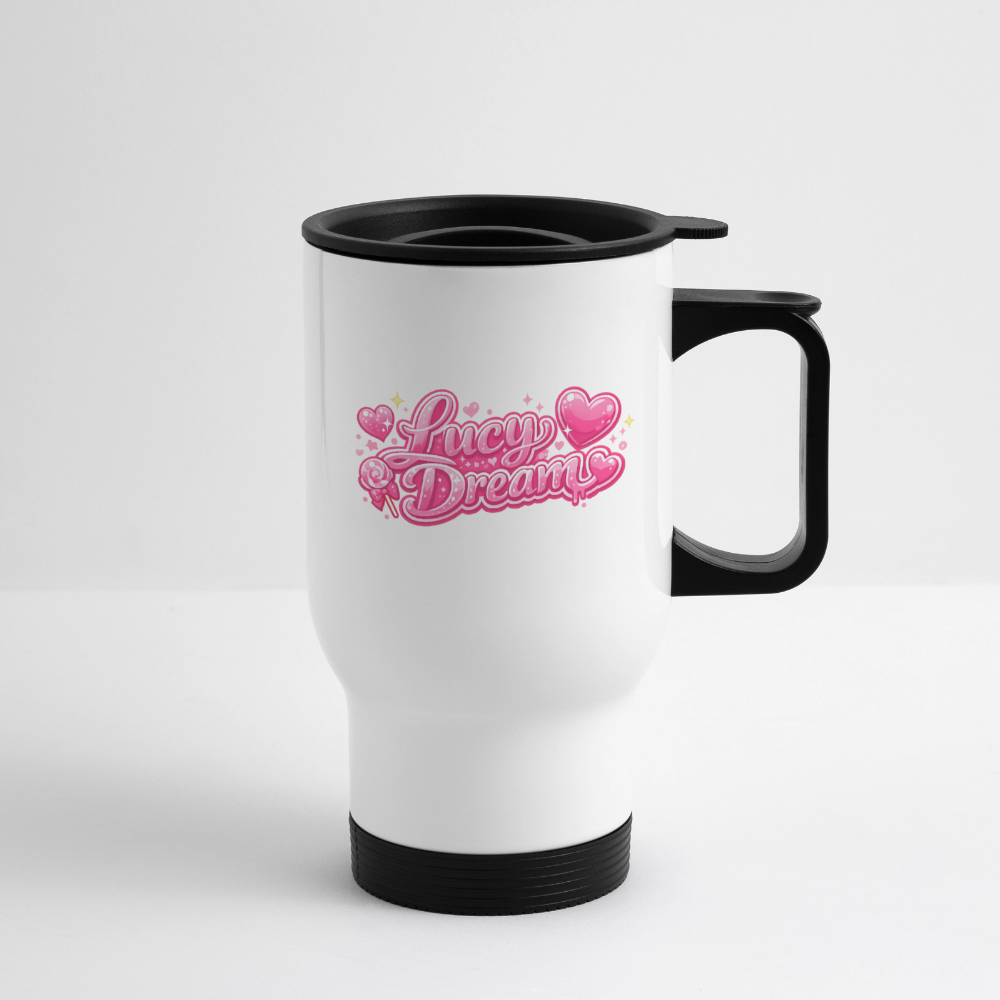 Lucy Dream - Fan Thermobecher - weiß - white