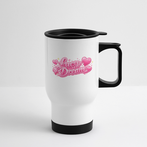 Lucy Dream - Fan Thermobecher - weiß - white