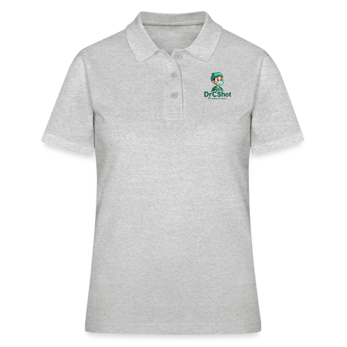 DrCShot Fan Polo-Shirt (Frauen) - grau meliert - heather grey