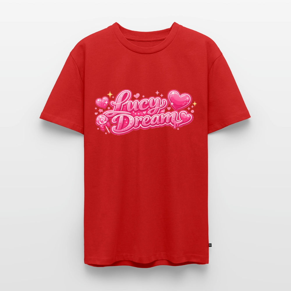 Lucy Dream Fan T-Shirt für Herren (Classic Fit) - rot - red